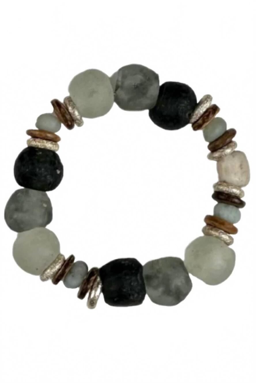 NEW TWINE & TWIG women's intricate stack bracelet in mountaintop